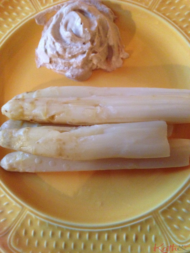 asperges à la chantilly