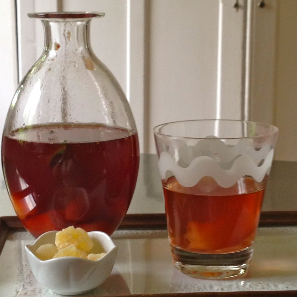 thé au gingembre et au citron