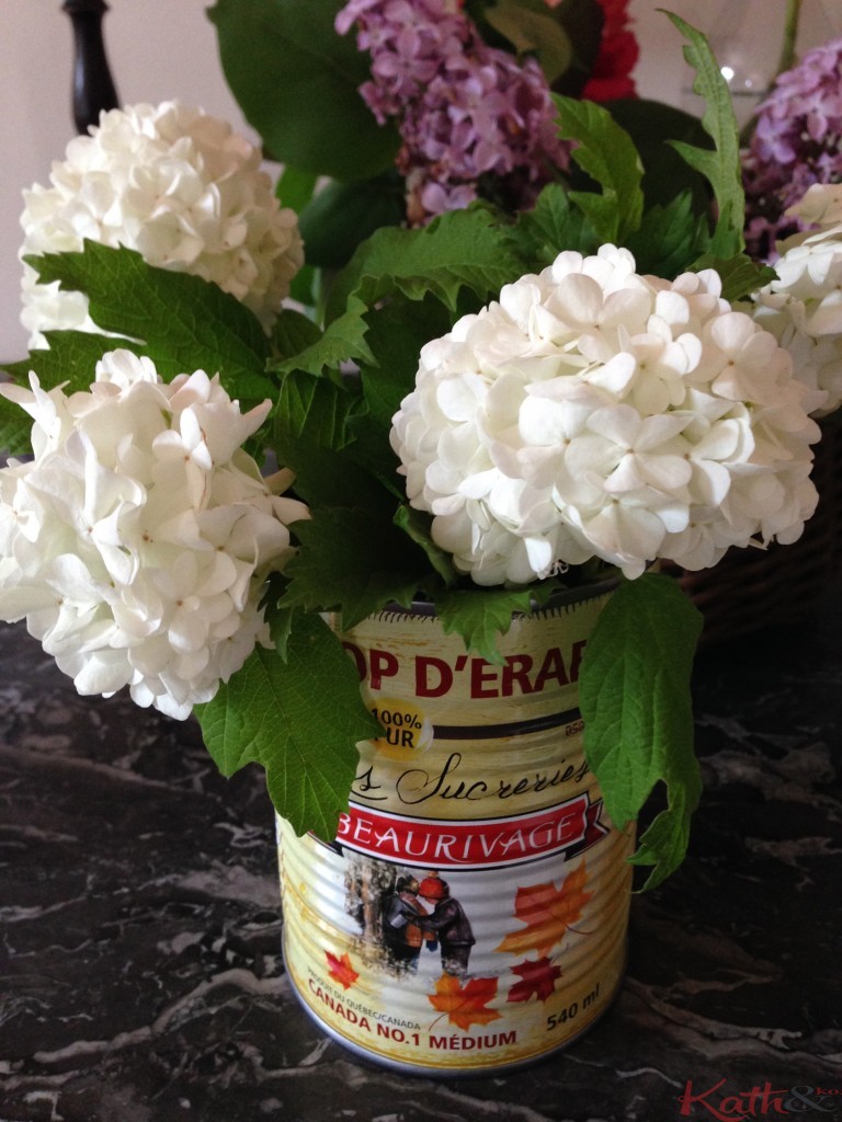 fleur et sirop d'érable