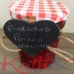 confiture de quetsches et de poires williams