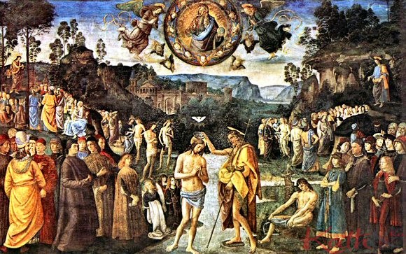 Le baptême du Christ (ca 1492)