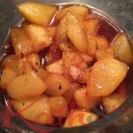 Poires caramélisées à la fève tonka
