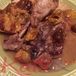 Tajine de poulet aux mirabelles