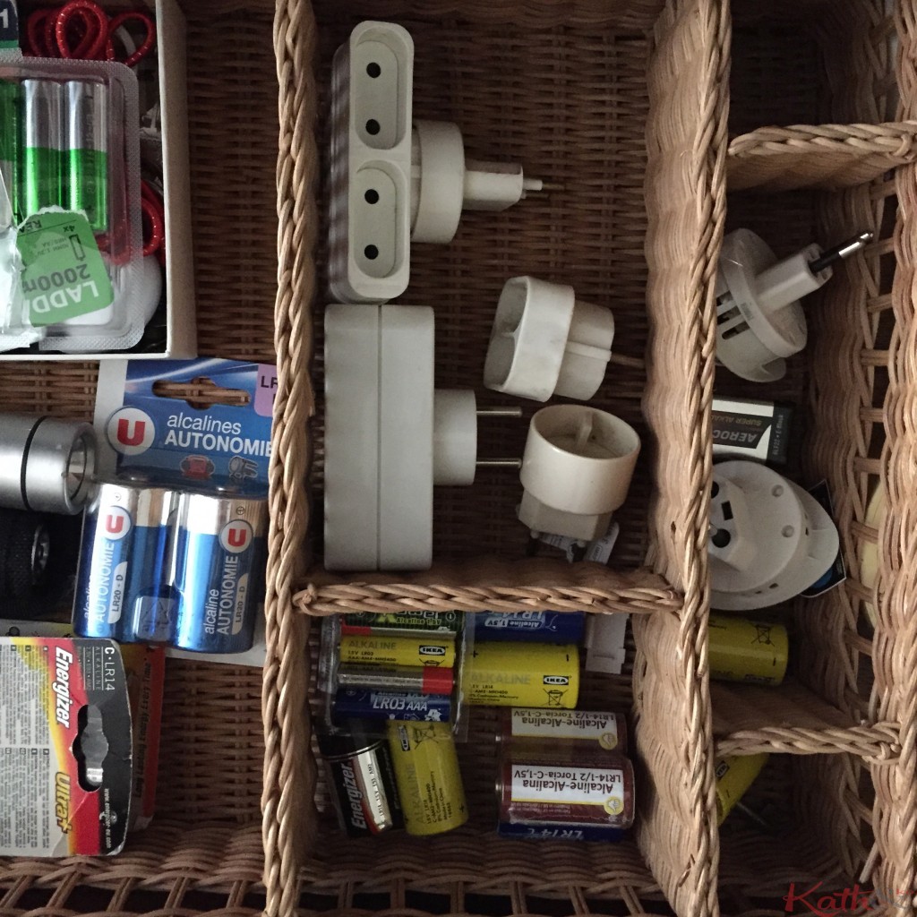 rangement de piles