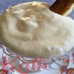 Mousse au citron, brioche grillée