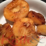 poêlées de pêches et de nectarines au thym