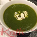 Potage de légumes au bleu d'Auvergne
