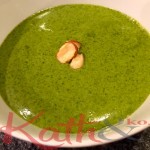 velouté de cresson aux noisettes