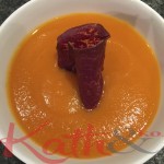 velouté orange, viande des grisons