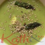 le velouté d'asperges vertes féta
