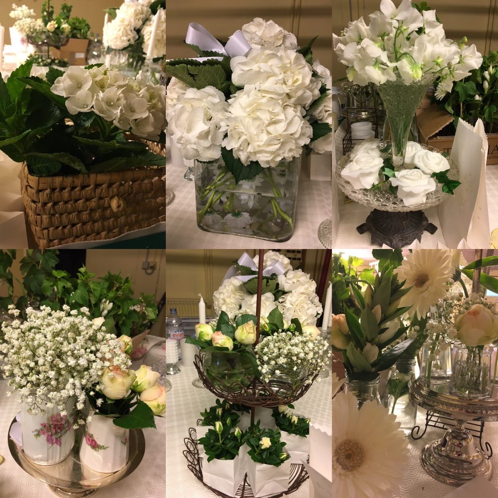 fleurs blanches