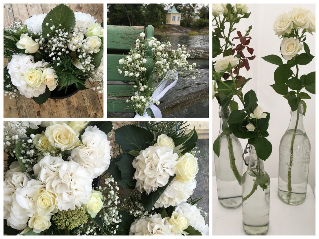 fleurs blanches