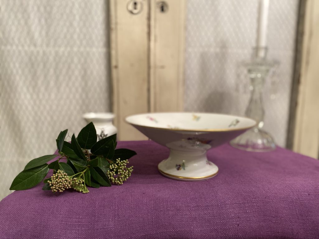 compotier en porcelaine