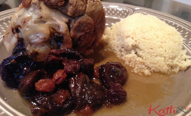 Souris d’agneau aux fruits secs et au miel