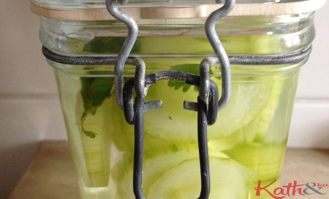 concombres marinés