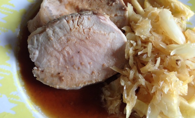 roti de pors Teriyaki
