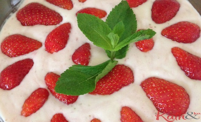 Mousse de fromage blanc aux gariguettes