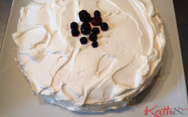 Meringue aux fruit rouges