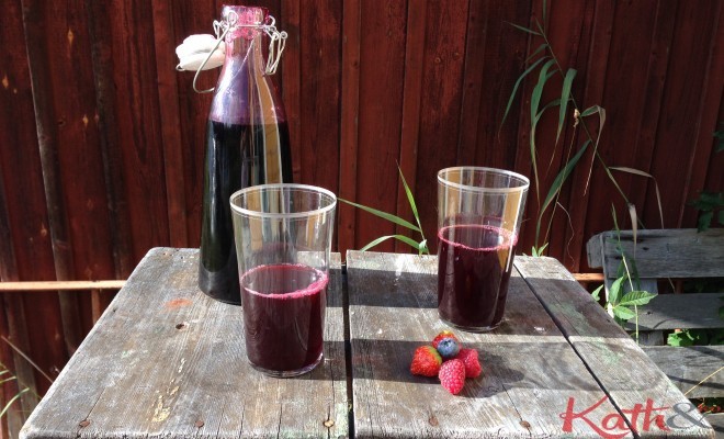 Sirop aux fruits rouges