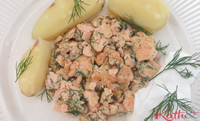 Tartare de saumon mi-cuit