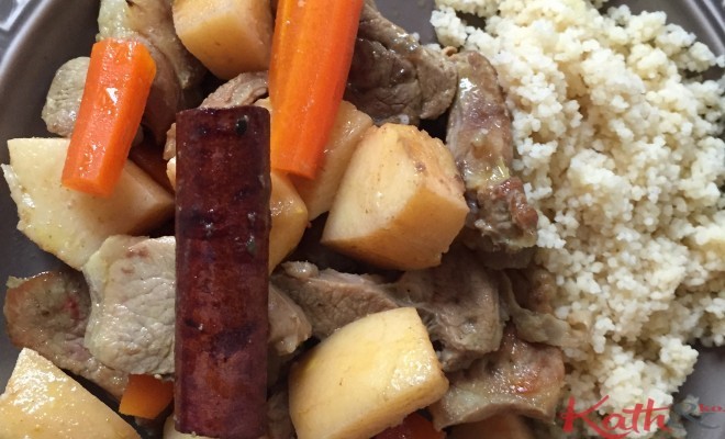 Tajine d’agneau aux coings