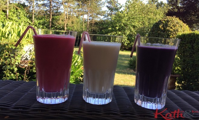 Smoothie banane-lait de coco-miel