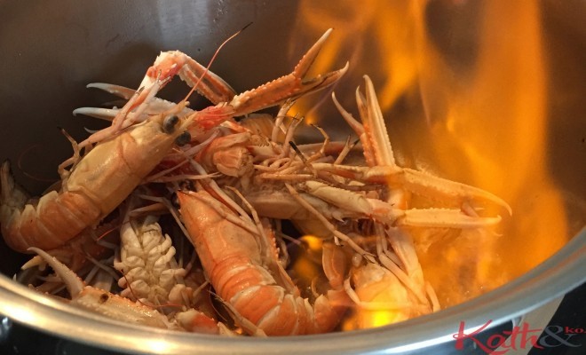 langoustines au whisky