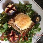 Salade de chèvre chaud aux figues