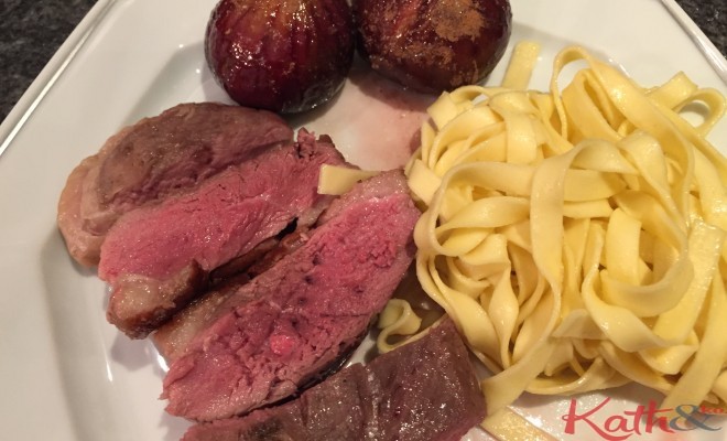 Magrets de canard aux figues et au miel
