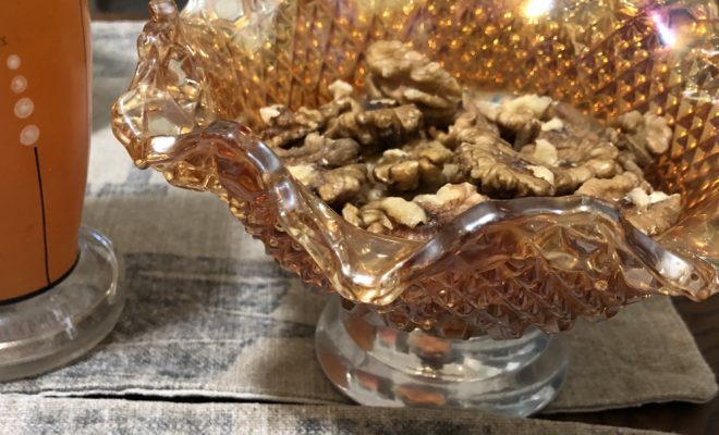 Coupe en verre vintage année 50